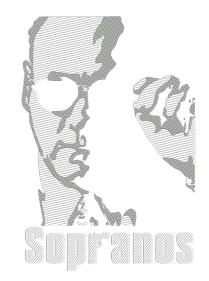Tony Soprano with Logo